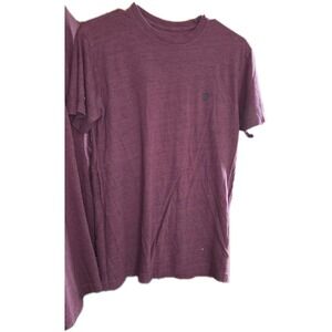 Veece Men's Burgundy Cotton T-shirt Size Small